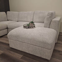 Luxury 5-Piece Madison U-Shaped Modular Sofa in Light Grey or Blue for Stylish Living Rooms - UK Luxury Furniture