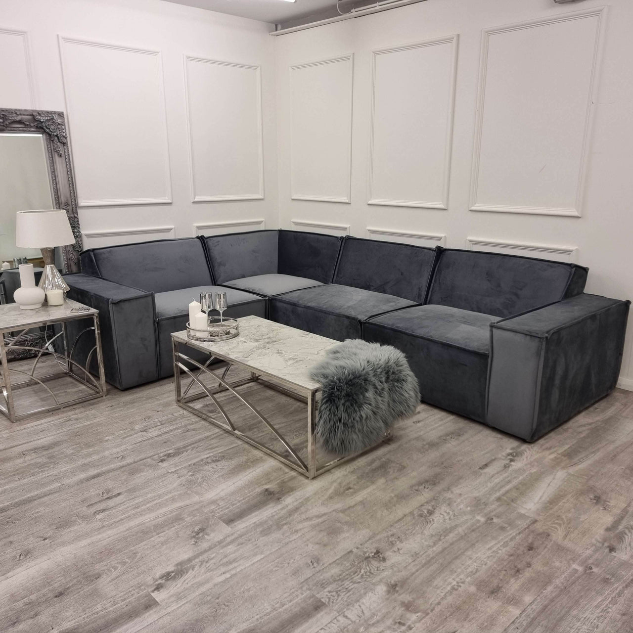 Midland Corner Sofa - UK Fire Resistant - 306x220cm - UK Luxury Furniture