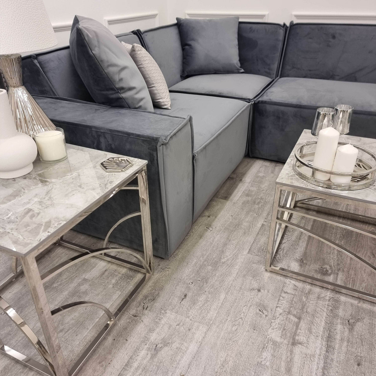 Midland Corner Sofa - UK Fire Resistant - 306x220cm - UK Luxury Furniture