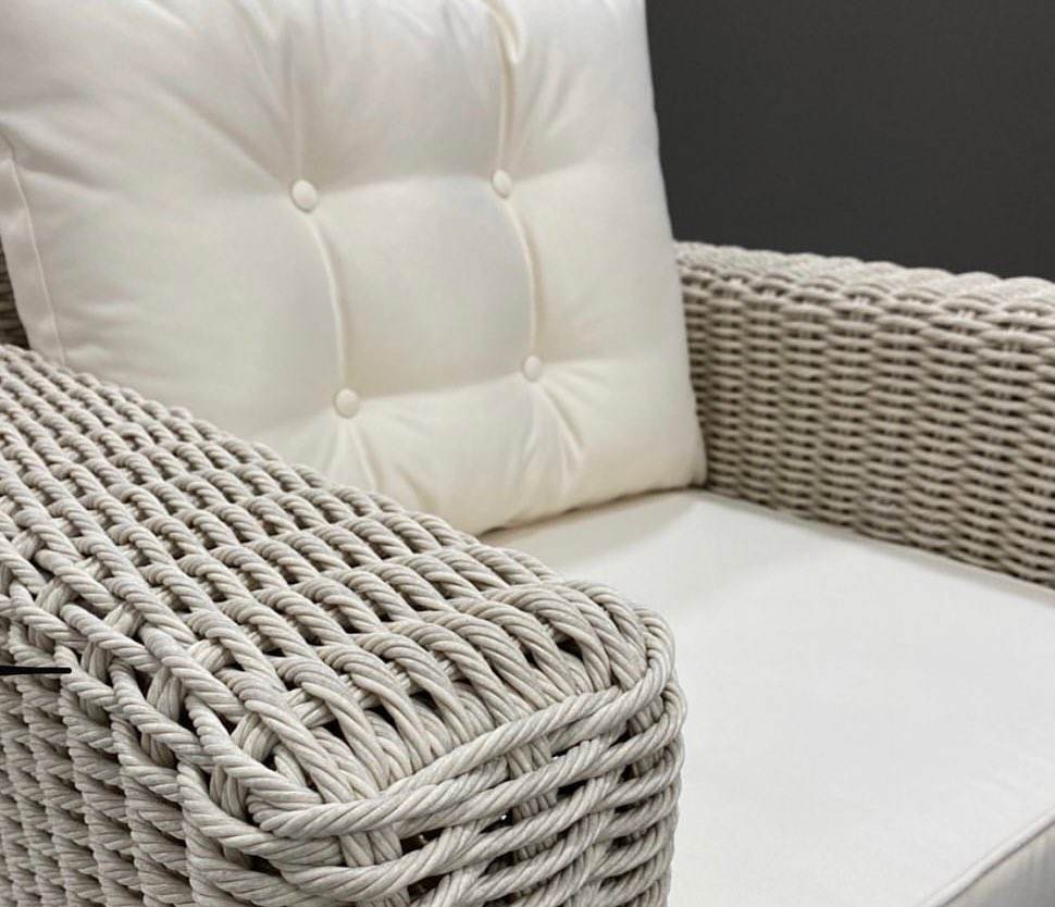Quartzite Garden Suite Rattan Sofa Set for 6 with Coffee Table - Stylish Comfort & Durability - UK Luxury Furniture