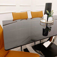 Venus 6-Seater Dining Table Set with 4 Elegant Flora Chairs - Luxurious Home Furniture - UK Luxury Furniture