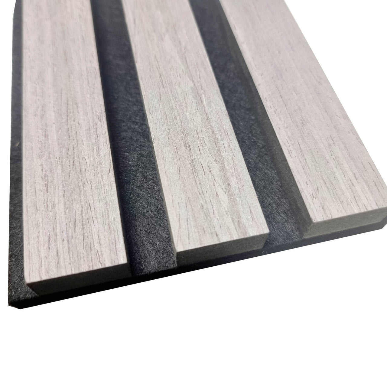 Luxury Acoustic Wood Slatted Wall Panels - 240cm Sound-Dampening MDF, Easy Install Design - UK Luxury Furniture