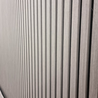 Luxury Acoustic Wood Slatted Wall Panels - 240cm Sound-Dampening MDF, Easy Install Design - UK Luxury Furniture