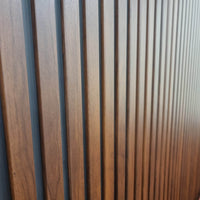 Luxurious WPC Wood Effect Slatted Wall Panels – Stylish & Durable Wall Covering, Easy Installation - UK Luxury Furniture