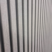 Luxurious WPC Wood Effect Slatted Wall Panels – Stylish & Durable Wall Covering, Easy Installation - UK Luxury Furniture