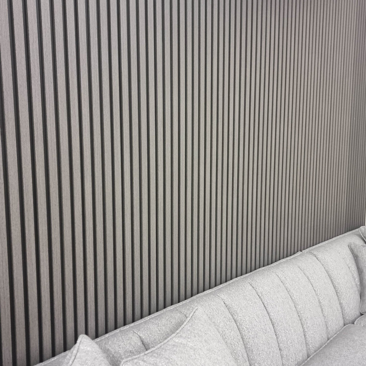 Luxurious WPC Wood Effect Slatted Wall Panels – Stylish & Durable Wall Covering, Easy Installation - UK Luxury Furniture