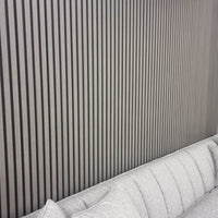 Luxurious WPC Wood Effect Slatted Wall Panels – Stylish & Durable Wall Covering, Easy Installation - UK Luxury Furniture