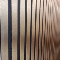 Luxurious WPC Wood Effect Slatted Wall Panels – Stylish & Durable Wall Covering, Easy Installation - UK Luxury Furniture